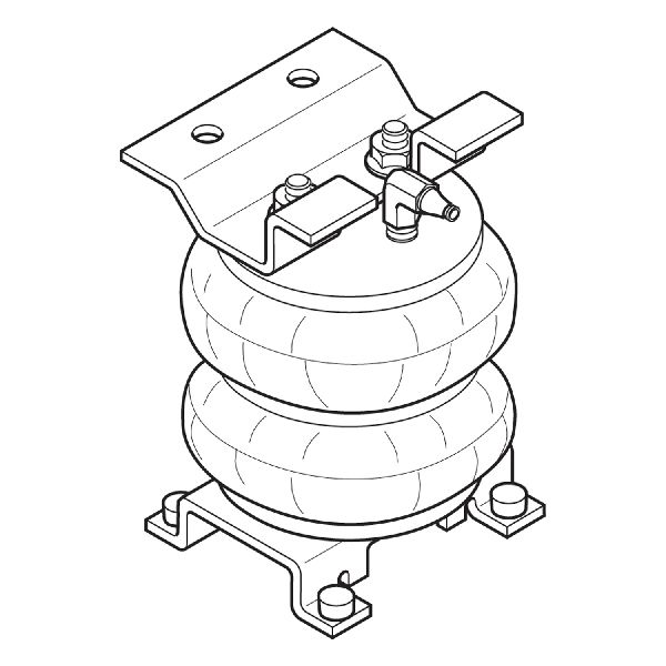 1975-1996 Chevrolet P30 Air Suspension Helper Spring (Firestone Ride-Rite)