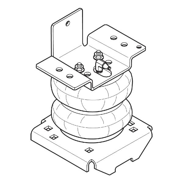2001-2006 GMC Sierra 3500 Air Suspension Helper Spring (Firestone Ride-Rite)