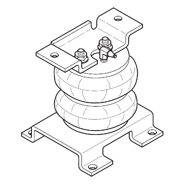2005-2021 Toyota Tacoma Air Suspension Helper Spring (Firestone Ride-Rite)