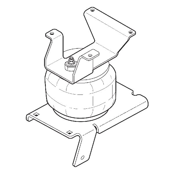 2003-2009 Chevrolet Express 1500 Air Suspension Helper Spring (Firestone Ride-Rite)