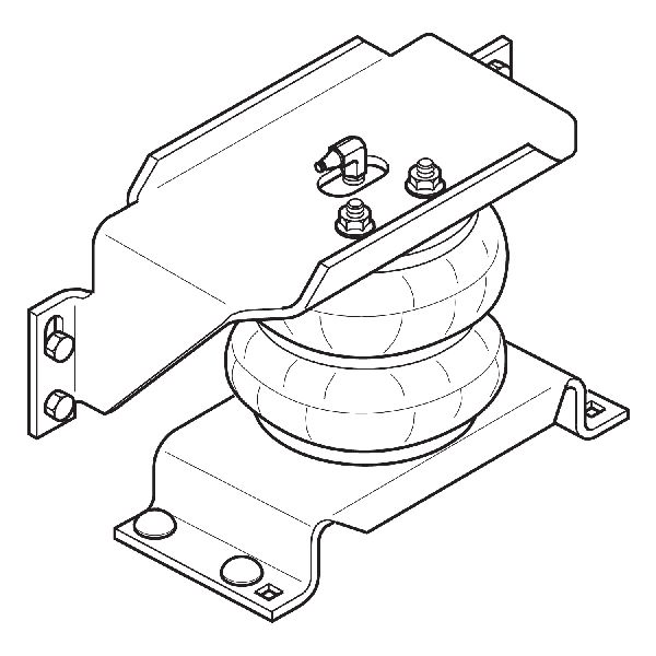 2011-2021 Ram 3500 Air Suspension Helper Spring (Firestone Ride-Rite)