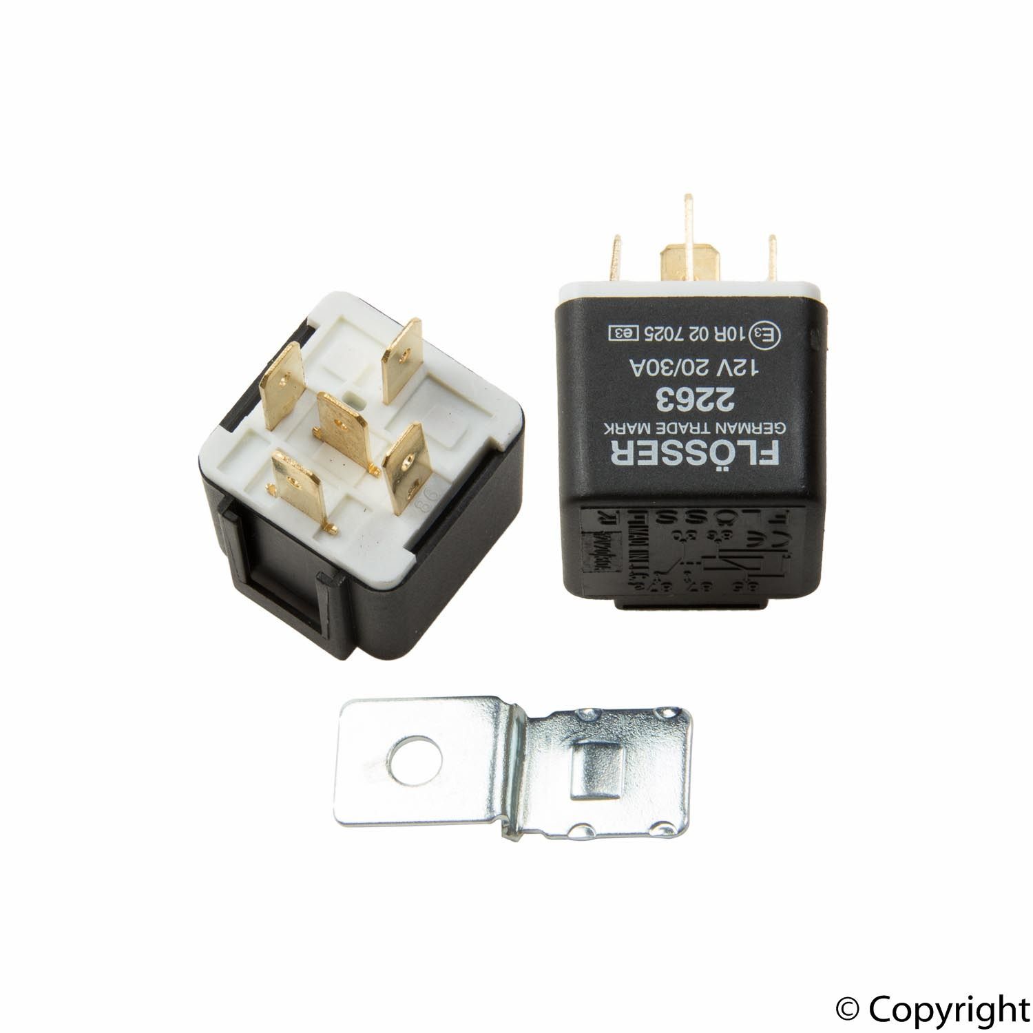 1998, 1997, 1996, 1995, 1994, 1993, 1992, 1991, 1990 Saab 900 HVAC System Relay