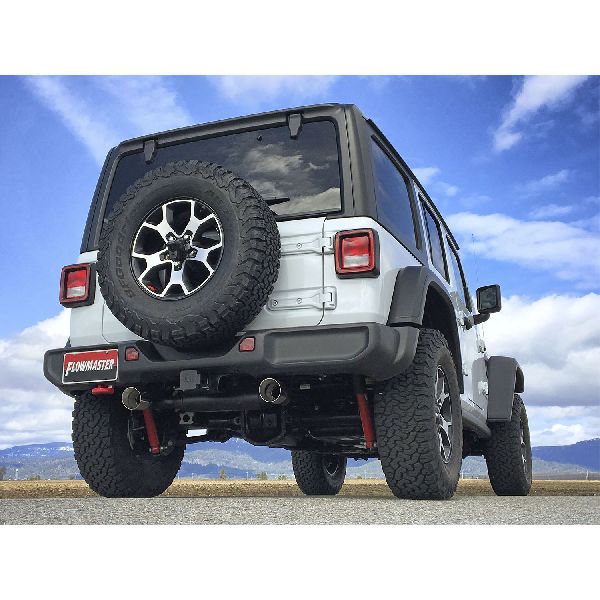 2018-2022 Jeep Wrangler Exhaust System Kit (Flowmaster)