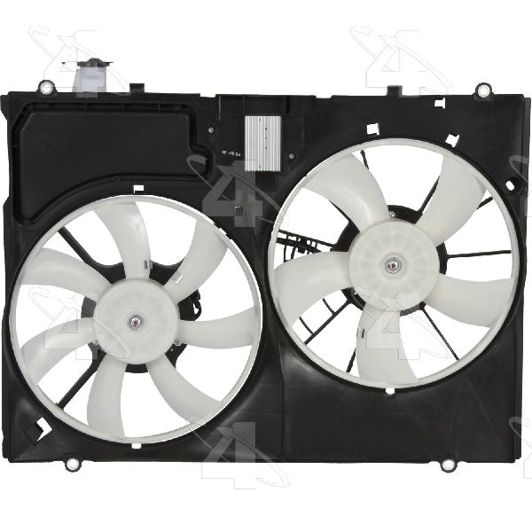 2007-2010 Toyota Sienna Dual Radiator and Condenser Fan Assembly (Four Seasons)