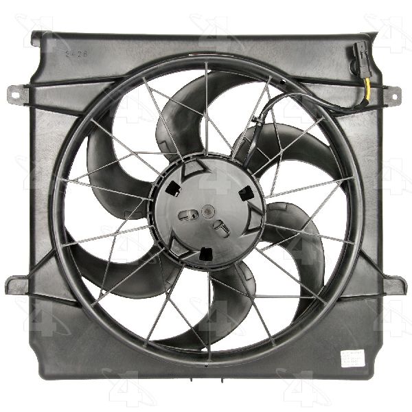 2002-2004 Jeep Liberty Engine Cooling Fan Assembly (Four Seasons)
