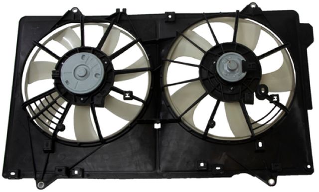 2017-2020 Mazda CX-5 Dual Radiator and Condenser Fan Assembly (Four Seasons)