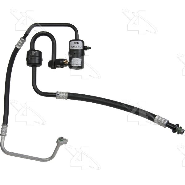 1997-1999 Ford Taurus A/C Refrigerant Discharge / Suction Hose Assembly (Four Seasons)