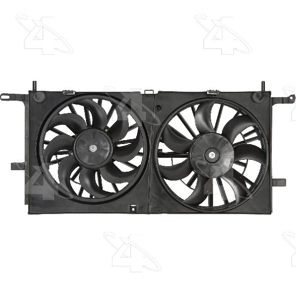 2005-2006 Chevrolet Uplander Dual Radiator and Condenser Fan Assembly (Four Seasons)
