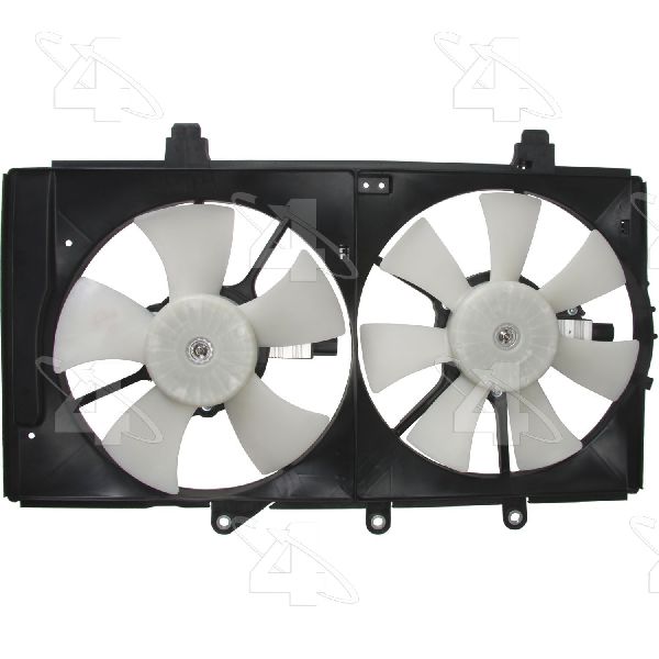 2001-2003 Dodge Neon Dual Radiator and Condenser Fan Assembly (Four Seasons)