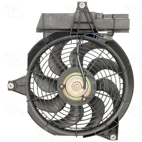 2001-2004 Hyundai Santa Fe A/C Condenser Fan Assembly (Four Seasons)