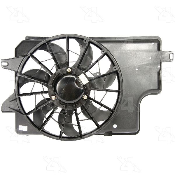 1994-1996 Ford Mustang Dual Radiator and Condenser Fan Assembly (Four Seasons)