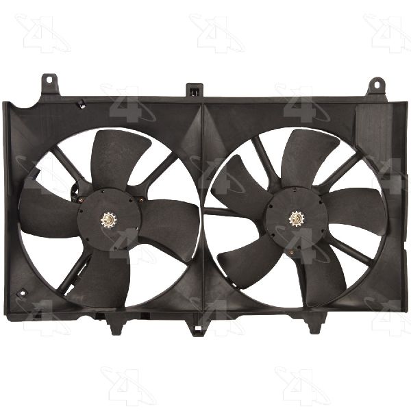 2003-2006 Nissan 350Z Dual Radiator and Condenser Fan Assembly (Four Seasons)