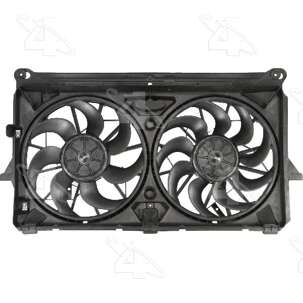 2007-2010 GMC Sierra Dual Radiator and Condenser Fan Assembly (Four Seasons)