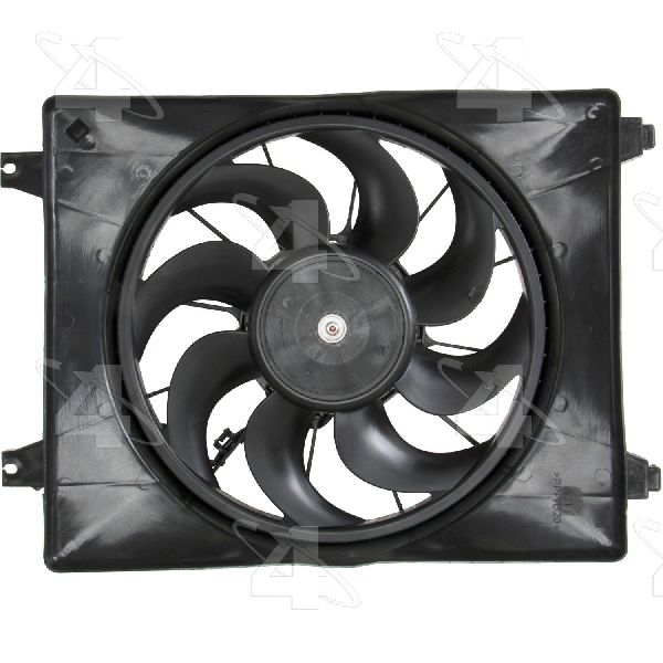 2007-2012 Hyundai Veracruz Engine Cooling Fan Assembly - Left (Four Seasons)