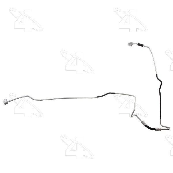 2007-2015 Audi Q7 A/C Refrigerant Liquid Hose - Rear (Four Seasons)