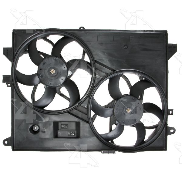 2008-2010 Saturn Vue Dual Radiator and Condenser Fan Assembly (Four Seasons)