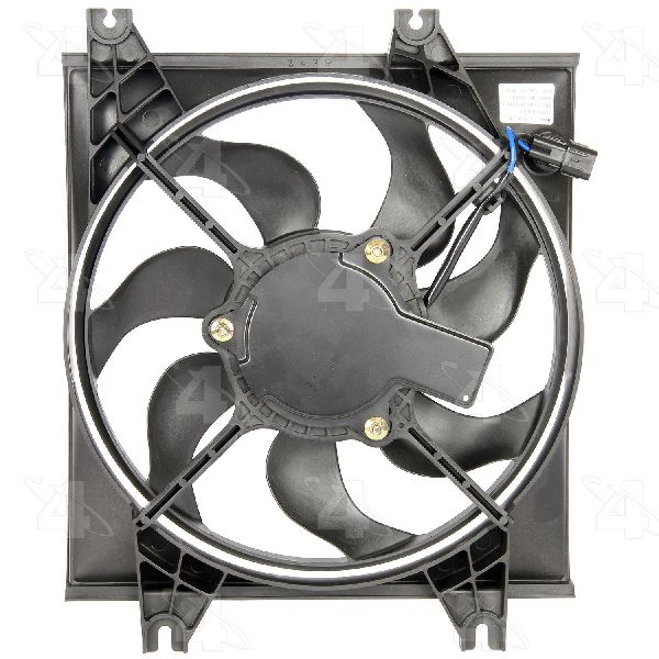 2000-2006 Hyundai Accent A/C Condenser Fan Assembly (Four Seasons)