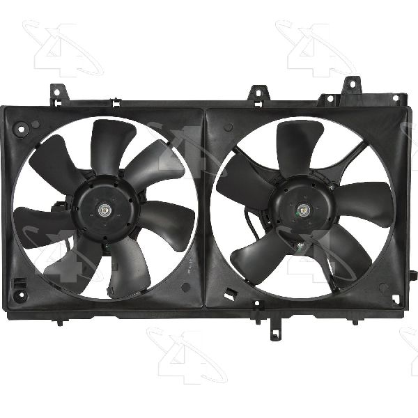 2004-2008 Subaru Forester Dual Radiator and Condenser Fan Assembly (Four Seasons)
