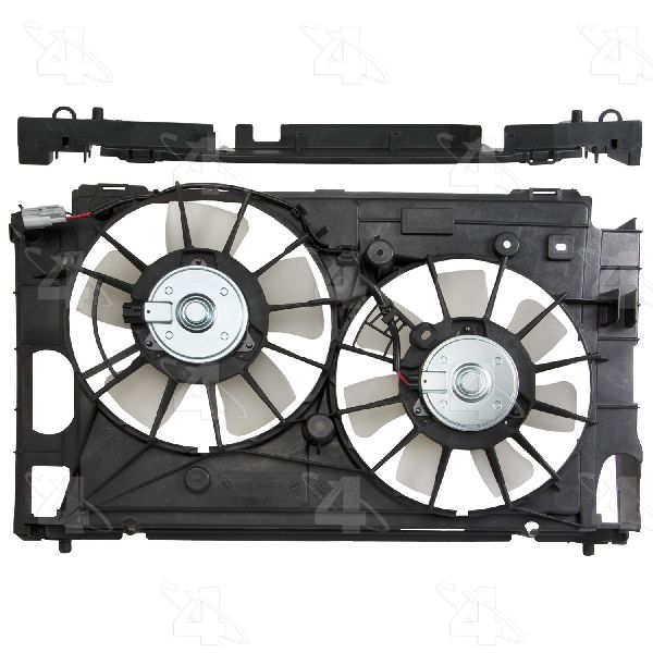 2010-2014 Toyota Prius Dual Radiator and Condenser Fan Assembly (Four Seasons)