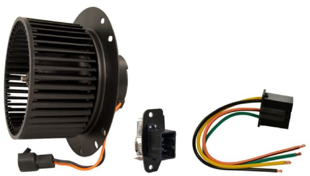 2010-2014 Ford Econoline Wagon HVAC Blower Motor Kit - Front (Four Seasons)
