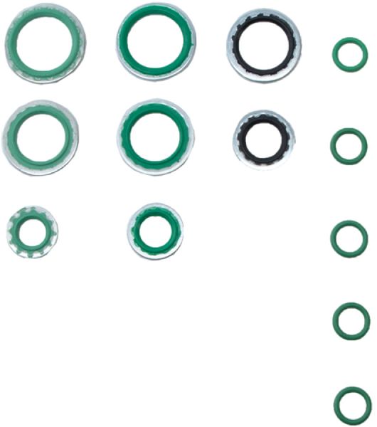 2012-2018 Jeep Wrangler A/C System O-Ring and Gasket Kit (Four Seasons)