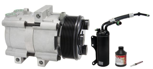 1999-2001 Ford E-350 Super Duty A/C Compressor Kit - Front (Four Seasons)