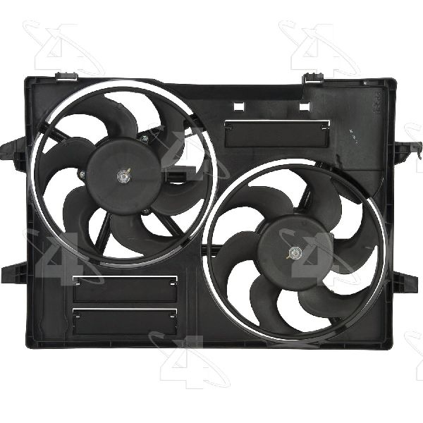 2002-2008 Jaguar X-Type Dual Radiator and Condenser Fan Assembly (Four Seasons)