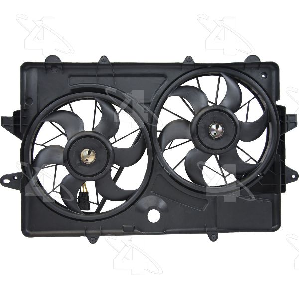 2005-2008 Mazda Tribute Dual Radiator and Condenser Fan Assembly (Four Seasons)