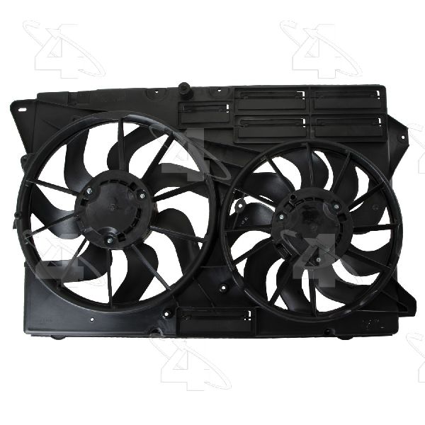 2014-2019 Ford Police Interceptor Utility Dual Radiator and Condenser Fan Assembly (Four Seasons)