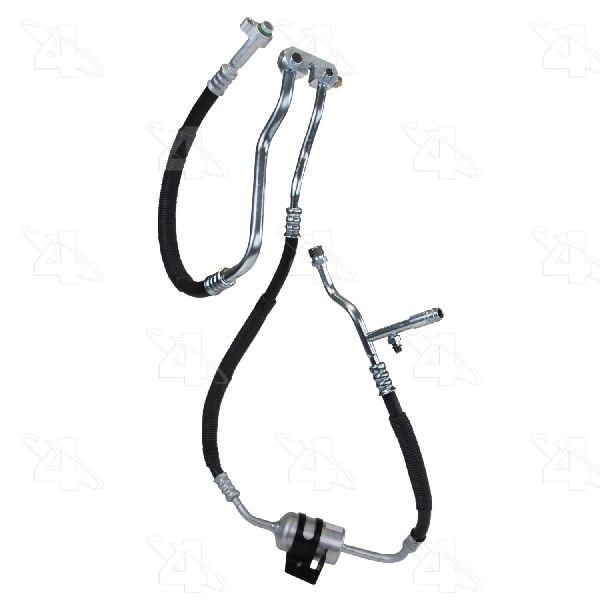 2002-2003 Ford Lobo A/C Refrigerant Discharge / Suction Hose Assembly (Four Seasons)