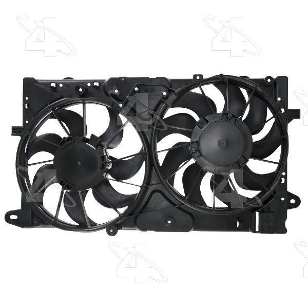 2014-2015 Chevrolet Impala Dual Radiator and Condenser Fan Assembly (Four Seasons)