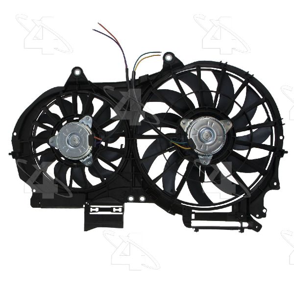 2002-2007 Audi A4 Dual Radiator and Condenser Fan Assembly (Four Seasons)