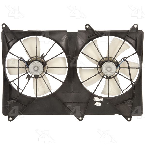 2001-2003 Toyota Highlander Dual Radiator and Condenser Fan Assembly (Four Seasons)