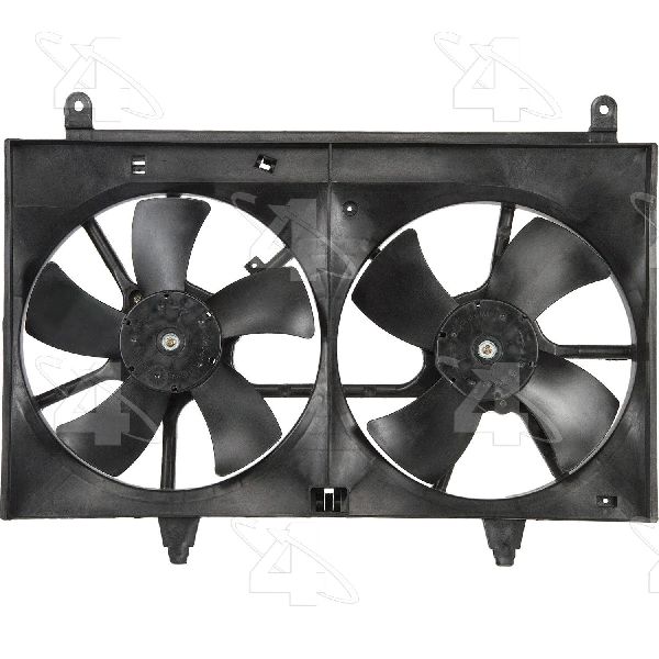 2003-2008 INFINITI FX35 Dual Radiator and Condenser Fan Assembly (Four Seasons)