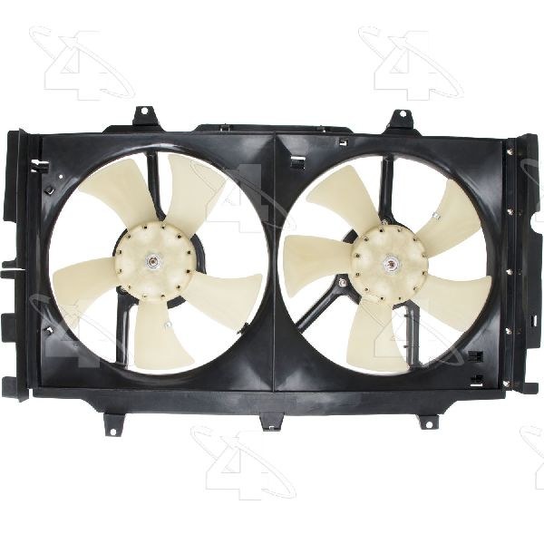 1989-1994 Nissan Maxima Dual Radiator and Condenser Fan Assembly (Four Seasons)