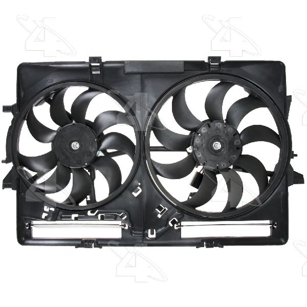 2008-2015 Audi A5 Dual Radiator and Condenser Fan Assembly (Four Seasons)