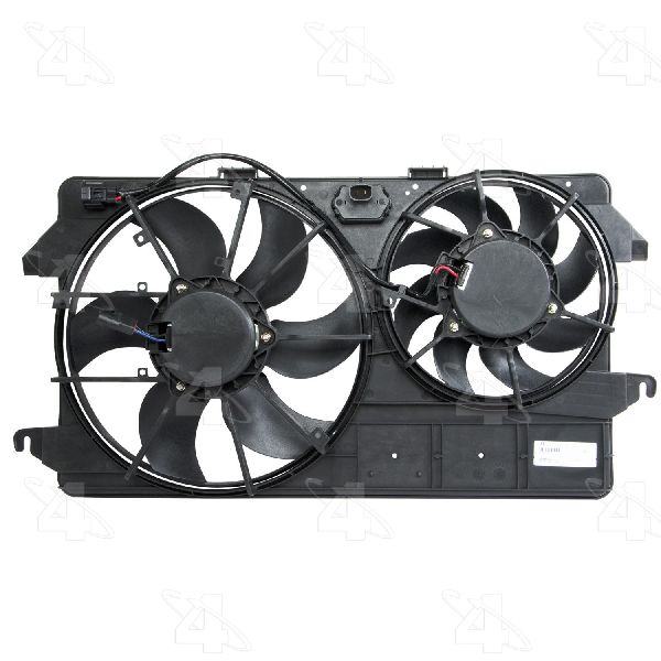 2010-2013 Ford Transit Connect Dual Radiator and Condenser Fan Assembly (Four Seasons)