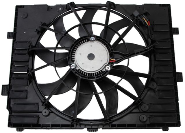 2014-2018 Porsche Cayenne Engine Cooling Fan Assembly (Four Seasons)