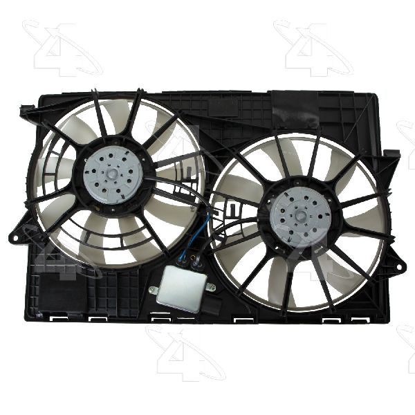 2014-2023 Jeep Cherokee Dual Radiator and Condenser Fan Assembly (Four Seasons)