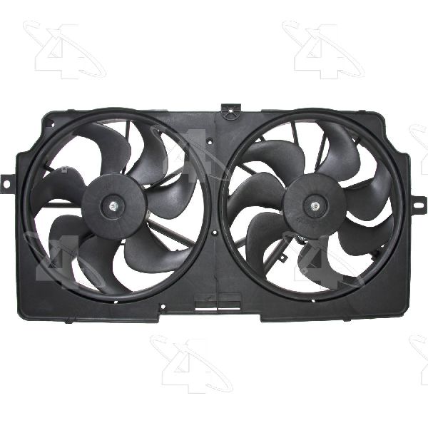 1999-2003 Pontiac Grand Prix Dual Radiator and Condenser Fan Assembly (Four Seasons)