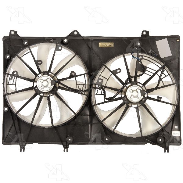 2008-2012 Toyota Highlander Dual Radiator and Condenser Fan Assembly (Four Seasons)
