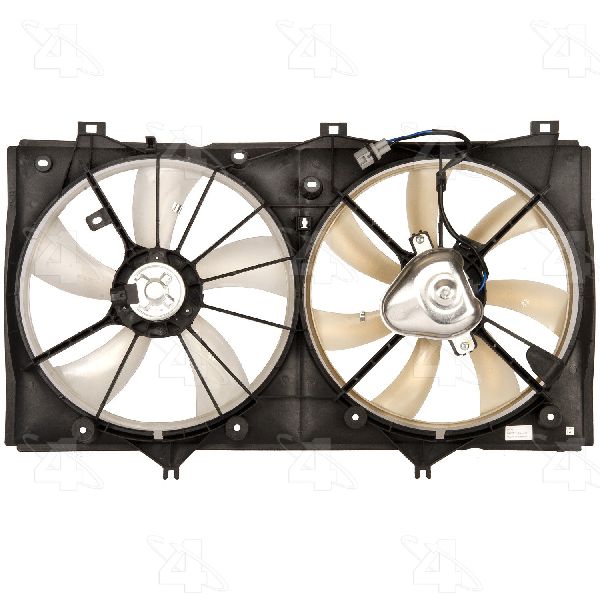 2007-2009 Toyota Camry Dual Radiator and Condenser Fan Assembly (Four Seasons)