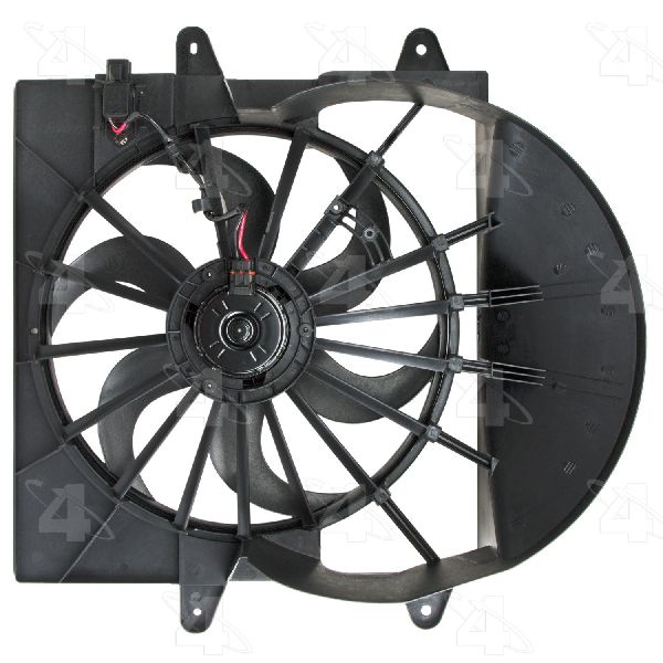 2009-2010 Jeep Commander Engine Cooling Fan Assembly (Four Seasons)