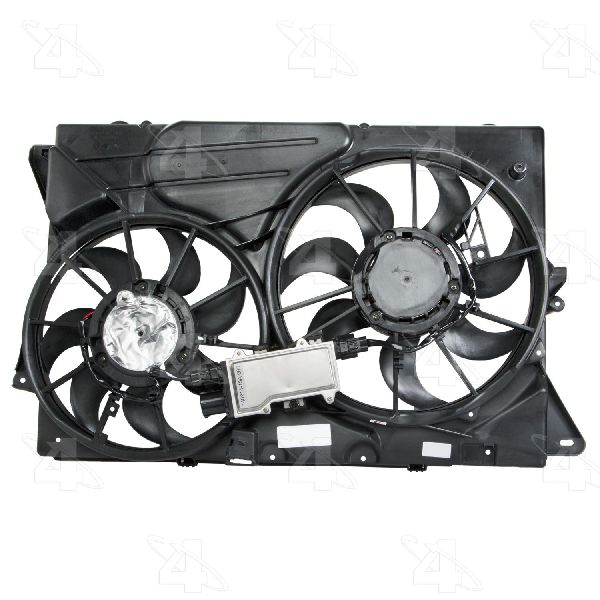 2010-2012 Ford Flex Dual Radiator and Condenser Fan Assembly (Four Seasons)
