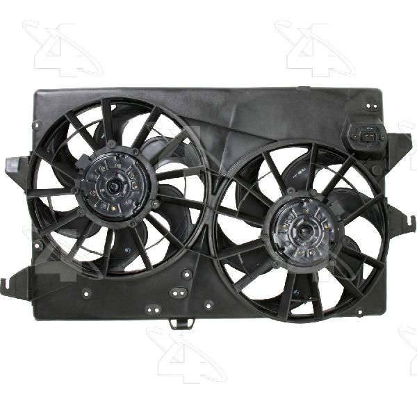 1995-2000 Ford Contour Dual Radiator and Condenser Fan Assembly (Four Seasons)