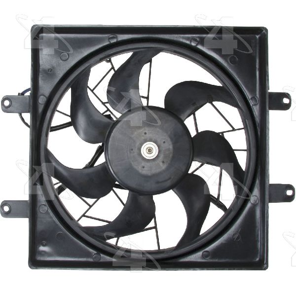 1991-1994 Hyundai Scoupe Engine Cooling Fan Assembly (Four Seasons)