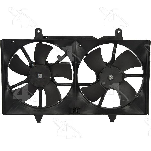 2002-2006 Nissan Altima Dual Radiator and Condenser Fan Assembly (Four Seasons)