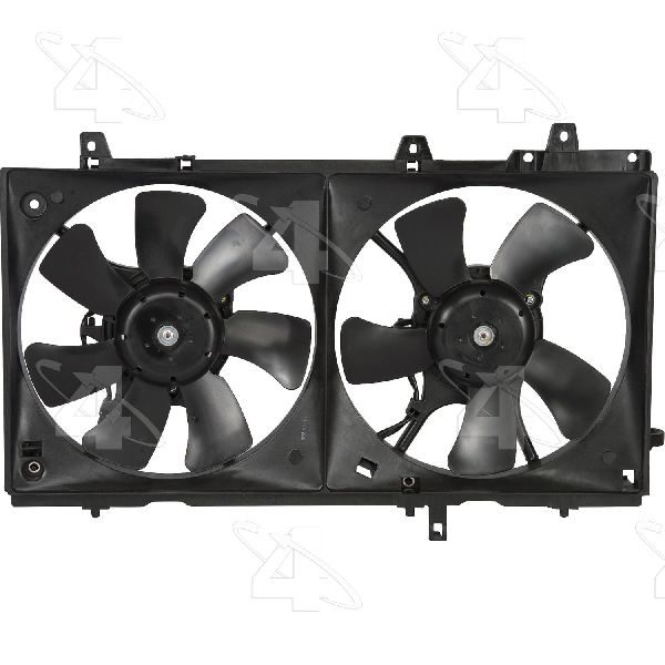 2003-2008 Subaru Forester Dual Radiator and Condenser Fan Assembly (Four Seasons)