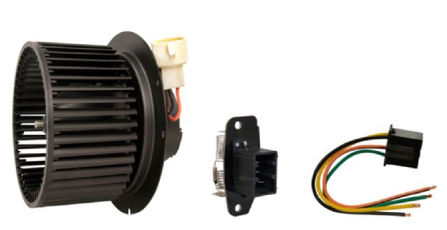 2000-2005 Ford Excursion HVAC Blower Motor Kit - Front (Four Seasons)