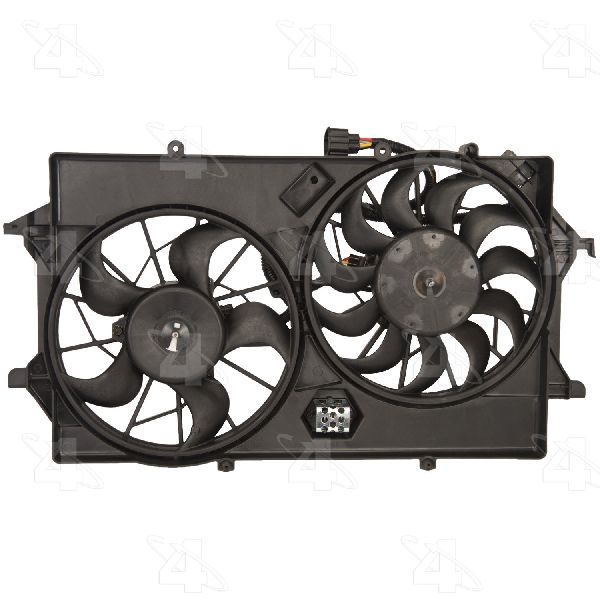 2003-2007 Ford Focus Dual Radiator and Condenser Fan Assembly (Four Seasons)